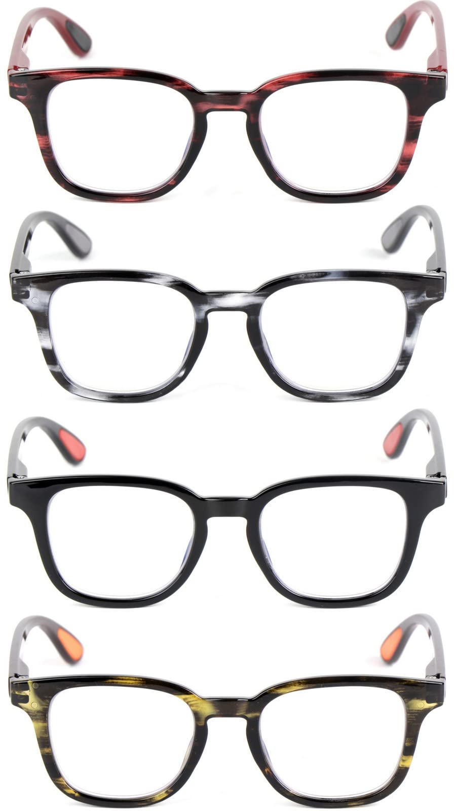 Oversized Oval Retro Men Woman's Stylish Classic Design Reading Glasses with Spring Hinges DX92