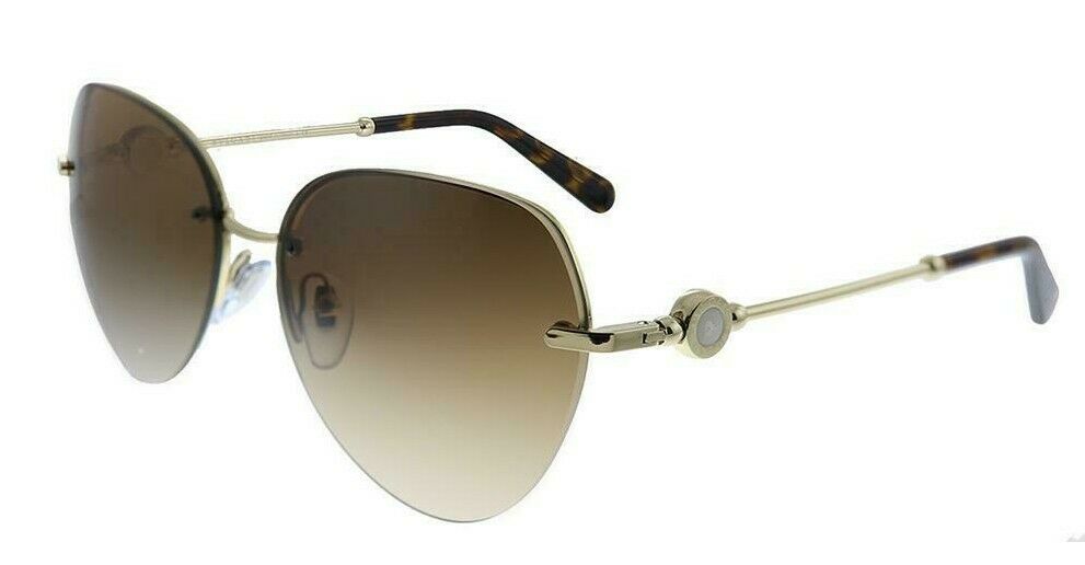 Bvlgari Sunglasses BV 6108 278/13 Womens Pale Gold Brown Gradient Lens