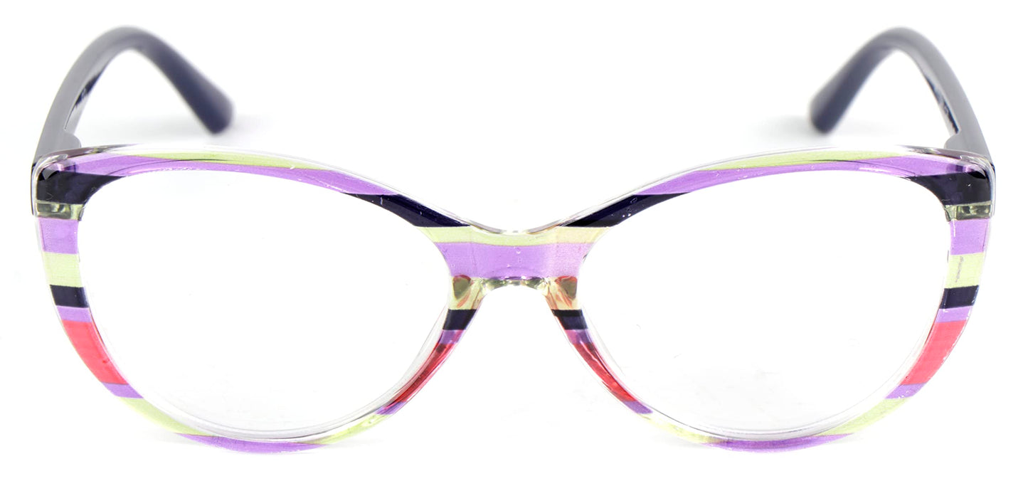 Cat Eye Funky Retro Colourful Reading Glasses Women with Spring Hinges DX96