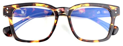Geek Oversized Reading Glasses Mens Womans with Metal Hinges DX95