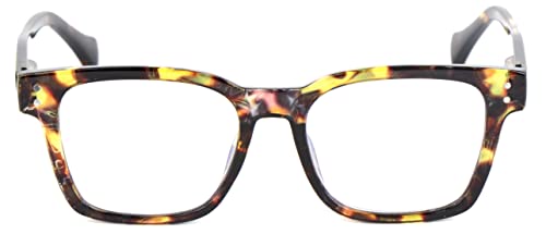 Geek Oversized Reading Glasses Mens Womans with Metal Hinges DX95