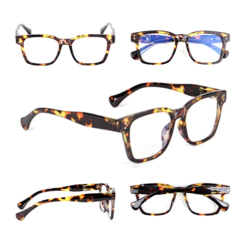 Geek Oversized Reading Glasses Mens Womans with Metal Hinges DX95