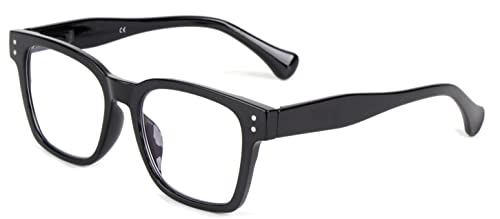 Geek Oversized Reading Glasses Mens Womans with Metal Hinges DX95