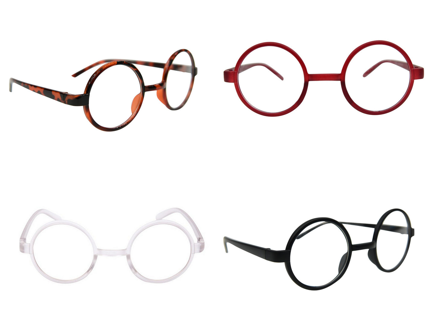 Stylish Classic Retro Round Frame Eyeglasses in 4 Colours 8360E