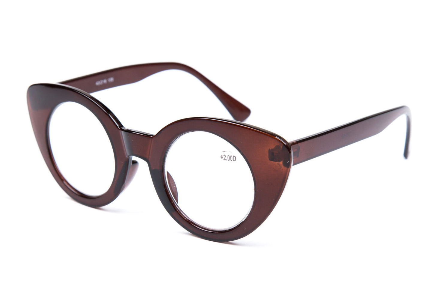 Retro Cat Eye Round Lens Reading Glasses - Model MT62