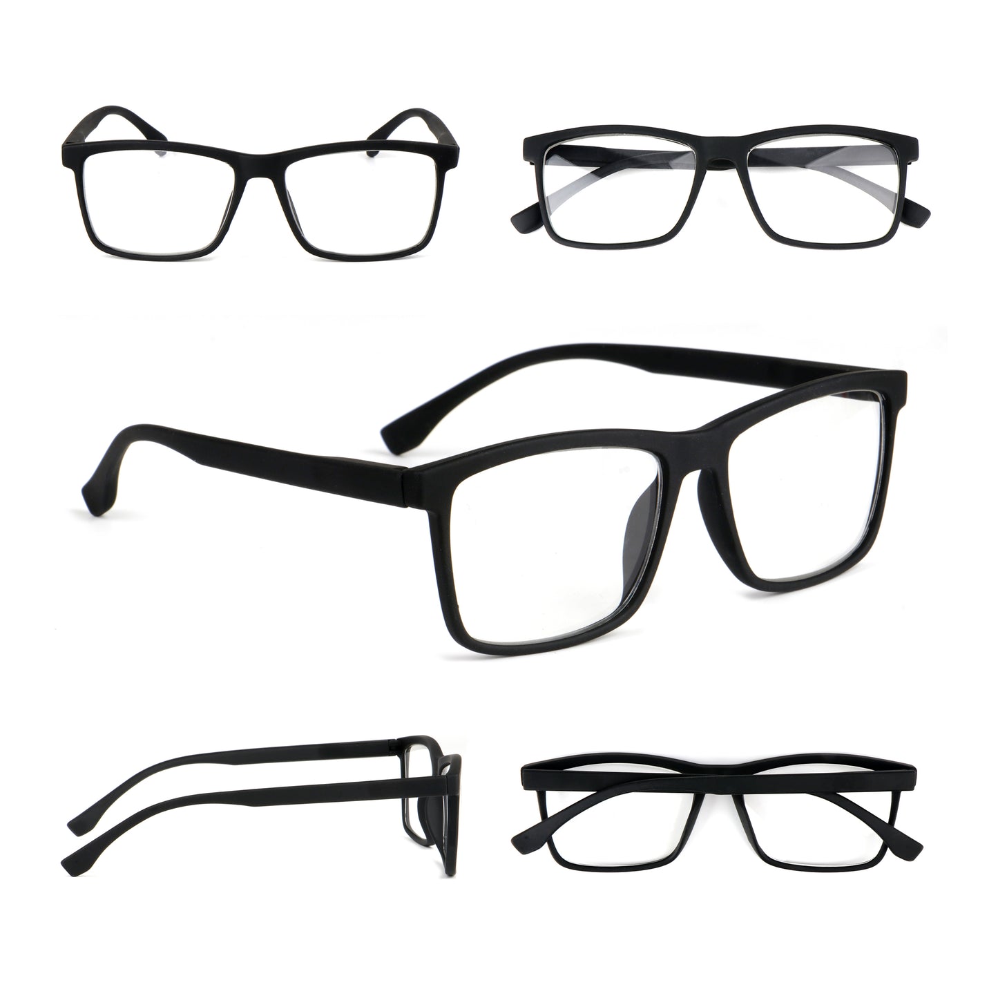 Rubber Coated Retro Men Woman's Stylish Classic Design Reading Glasses DX91