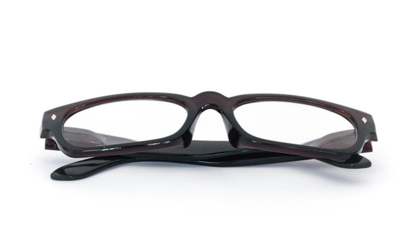 3 Pairs Spring Hinged Bold Reading Glasses - Model TN50