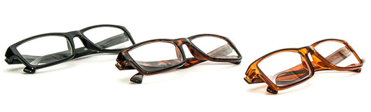 Stylish Retro Spring Hinged Reading Glasses - Model 90517