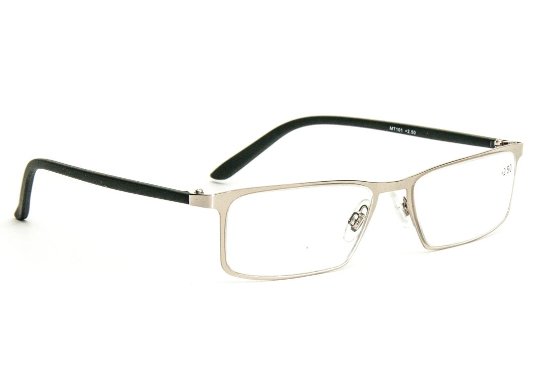 Stainless Steel Frame Reading Glasses - Model MT101