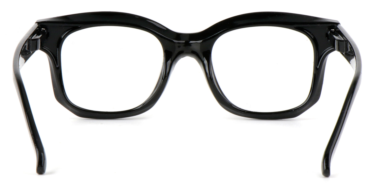 Large Frame Bold Oversized Unisex Retro Reading Glasses with Spring Hinges DX84