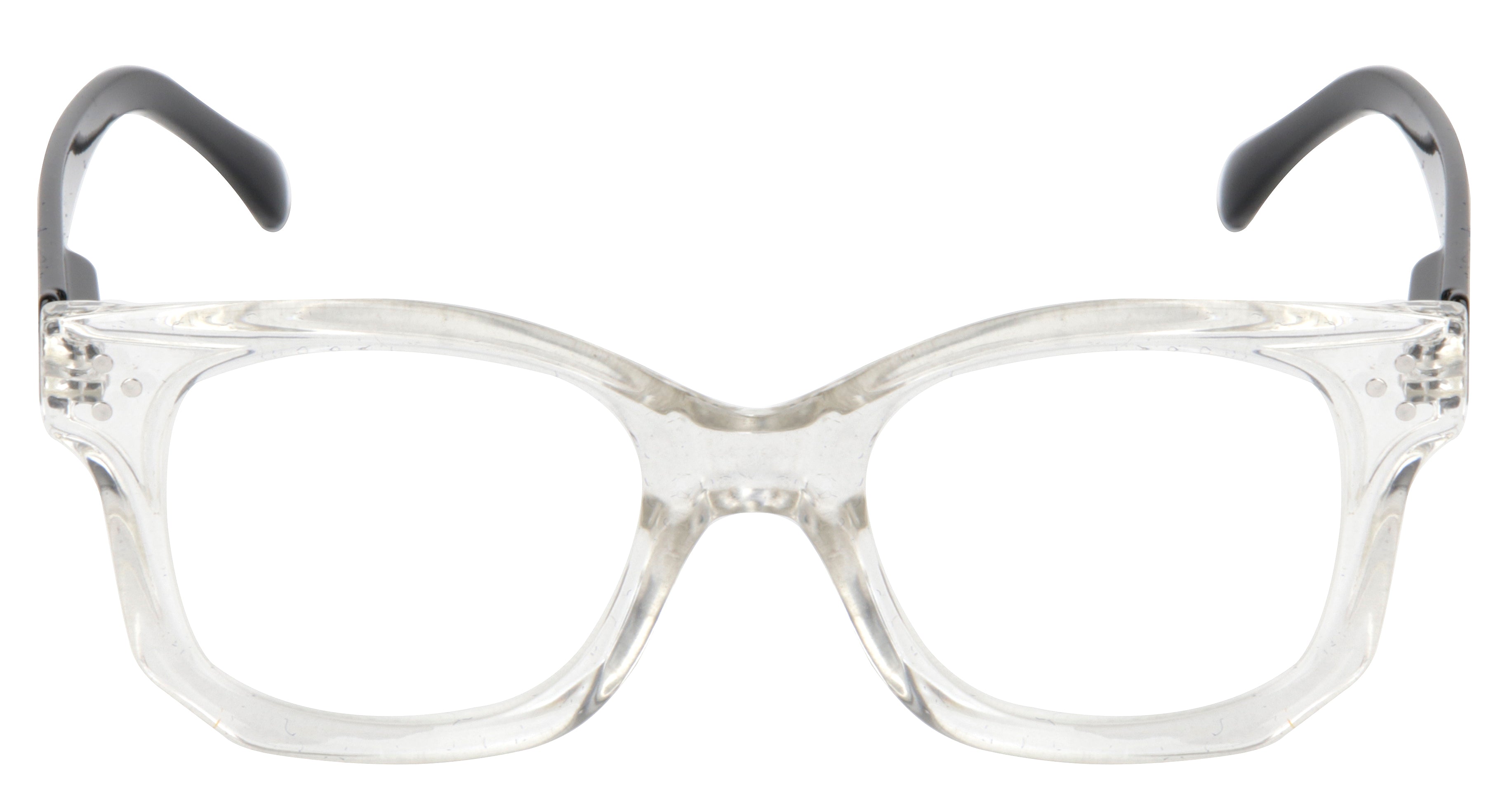 Large Frame Bold Oversized Unisex Retro Reading Glasses with Spring Hinges DX84