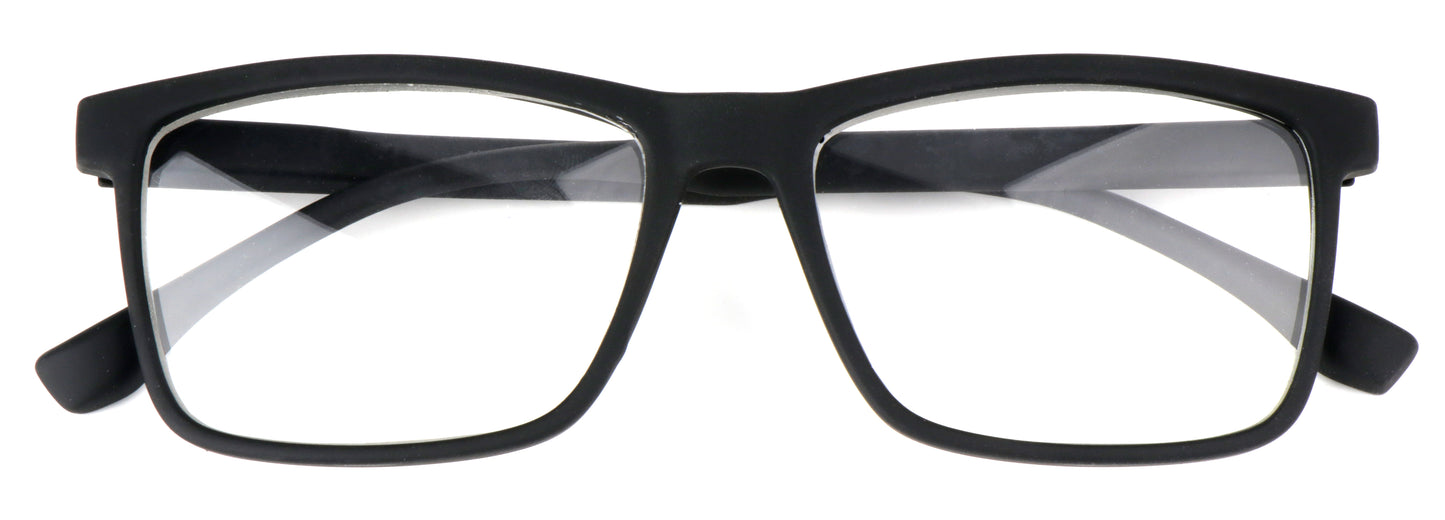 Rubber Coated Retro Men Woman's Stylish Classic Design Reading Glasses DX91