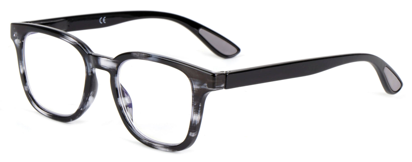 Oversized Oval Retro Men Woman's Stylish Classic Design Reading Glasses with Spring Hinges DX92