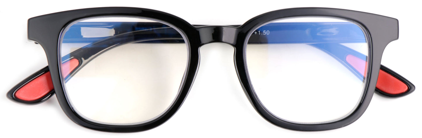 Oversized Oval Retro Men Woman's Stylish Classic Design Reading Glasses with Spring Hinges DX92