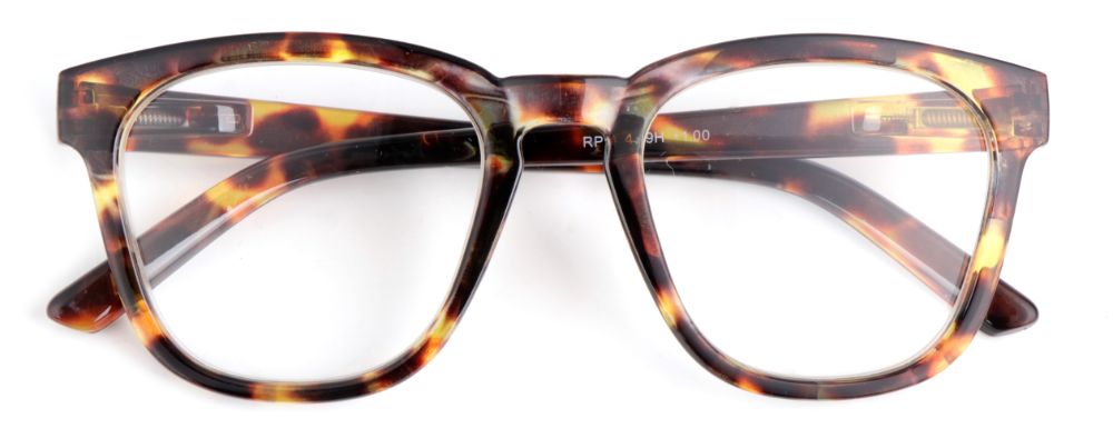 Geek/Nerd Oversized Retro Reading Glasses Mens Womans with Spring Hinges DX93