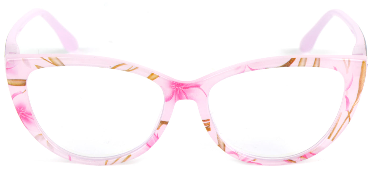 Cat Eye Funky Retro Colourful Reading Glasses Women with Spring Hinges DX94