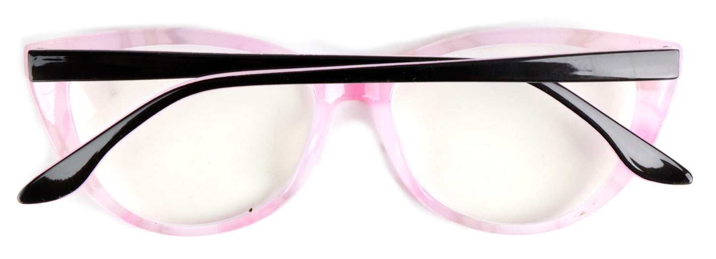 Cat Eye Funky Retro Colourful Reading Glasses Women with Spring Hinges DX94