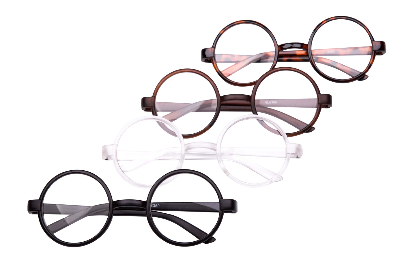 Classic Round Reading Glasses- Model 8360