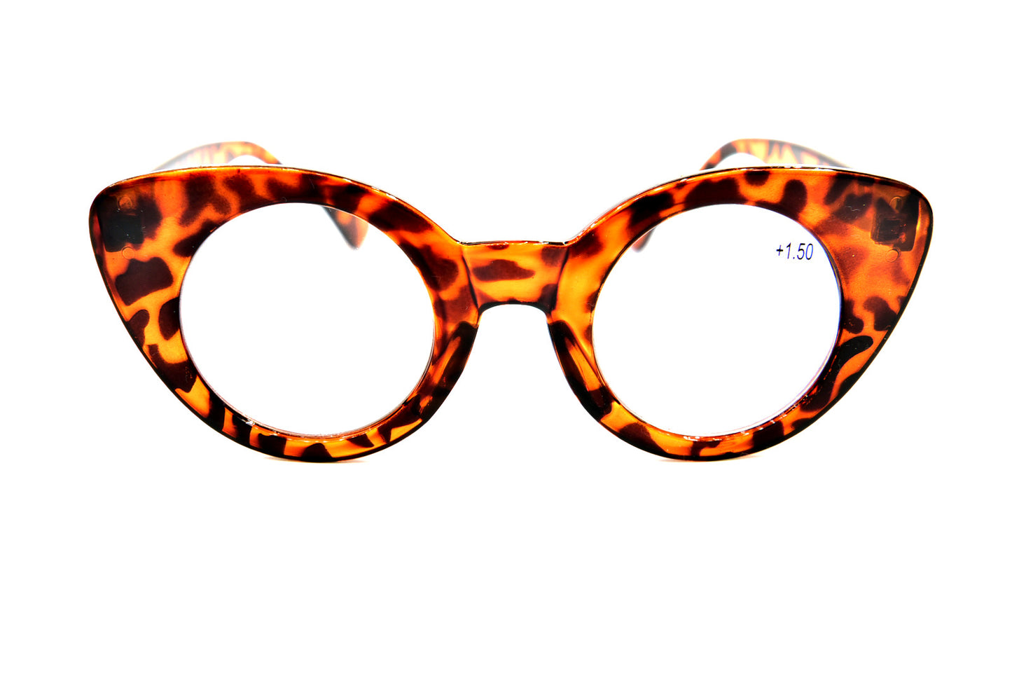 Retro Cat Eye Round Lens Reading Glasses - Model MT62