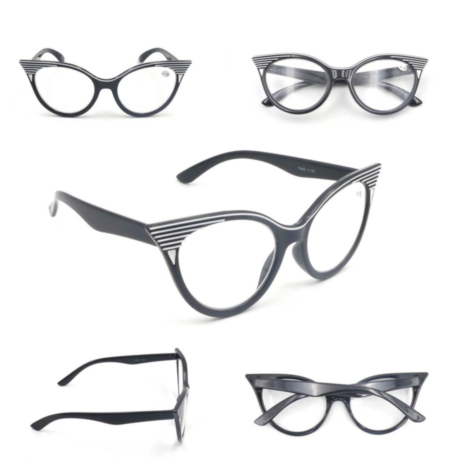 Art Deco Cat Eye Eyeglasses  - Model GF81