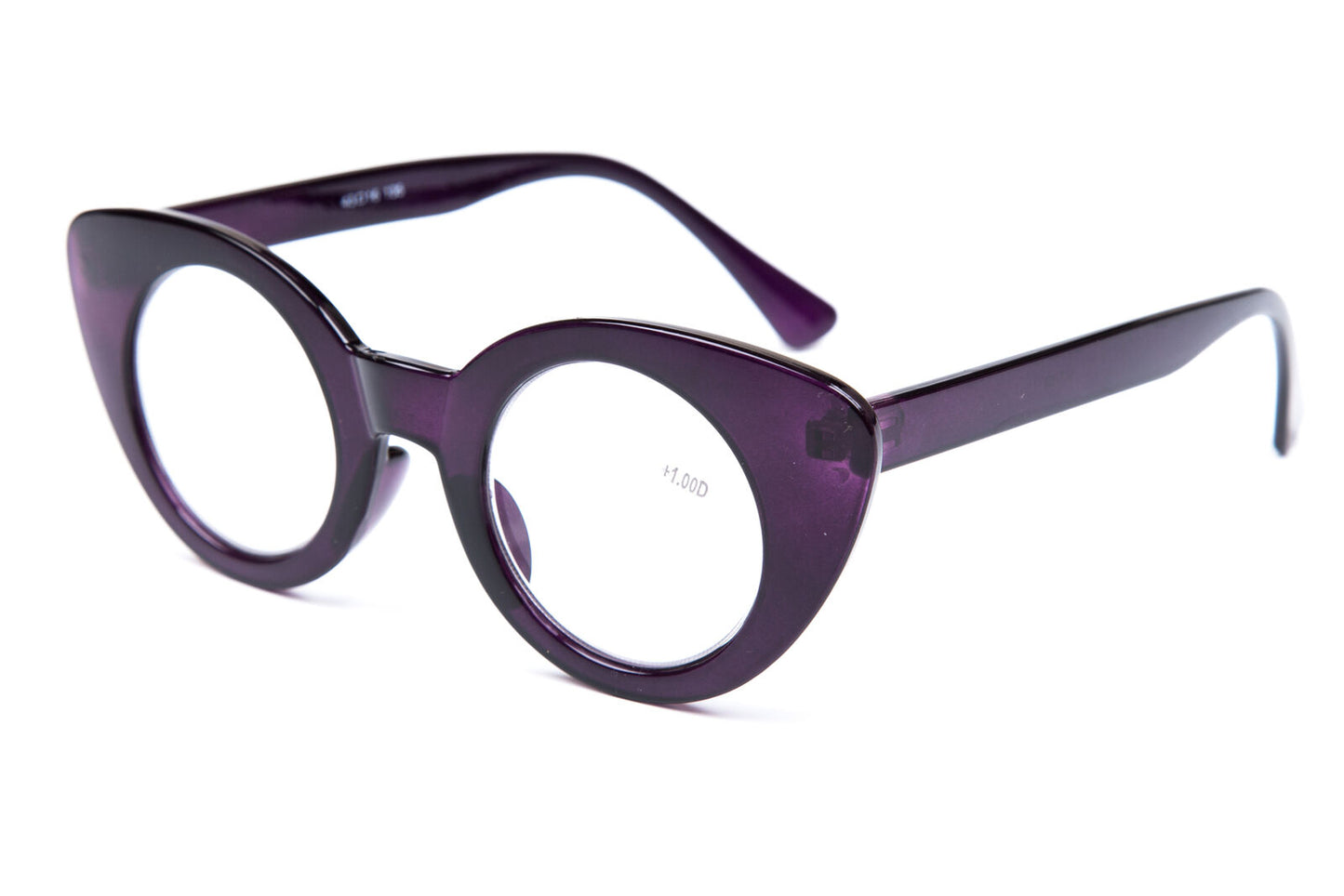 Retro Cat Eye Round Lens Reading Glasses - Model MT62