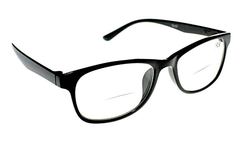 Bifocal reading glasses clear on top online