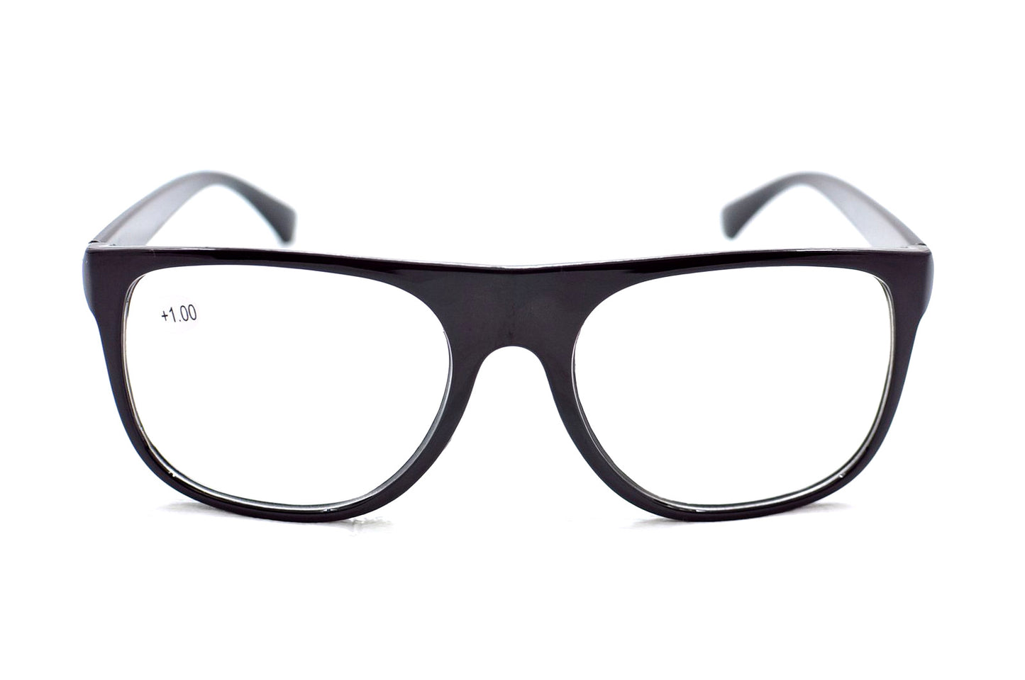 Retro Big Frame Reading Glasses with Metal Hinges - Model TN09