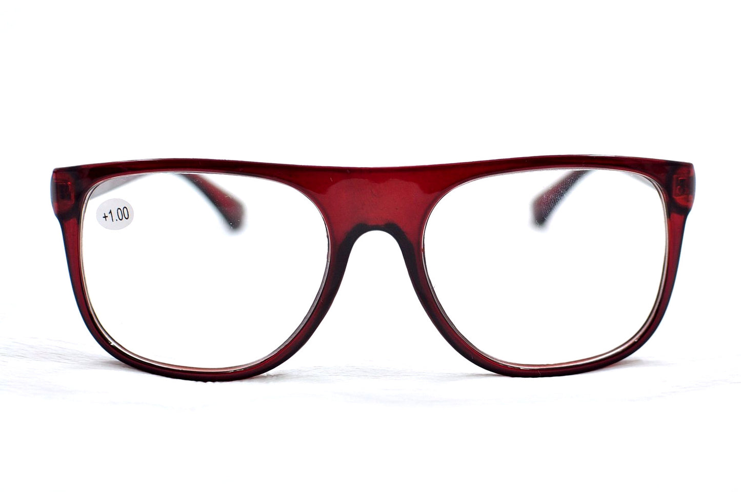 Retro Big Frame Reading Glasses with Metal Hinges - Model TN09