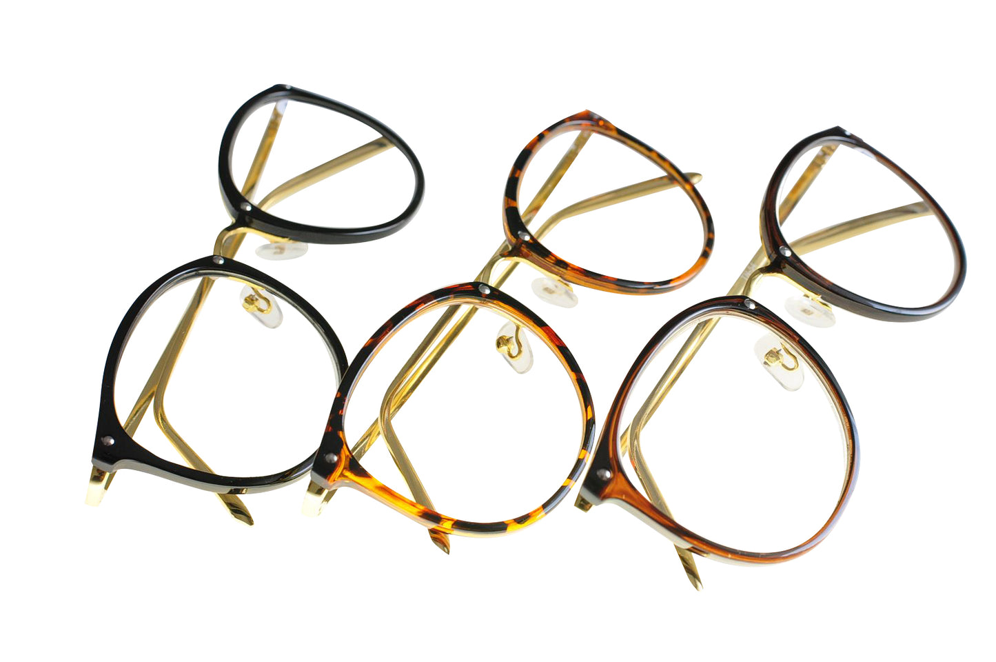 Oversized Metal Frame Reading Glasses - Model TN54