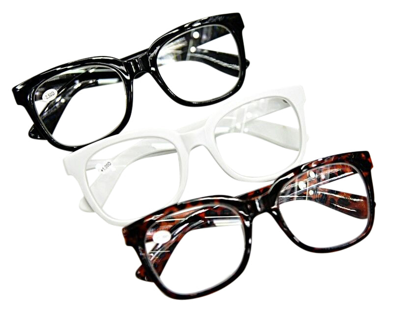 Oversized Reading Glasses Metal Hinges - Model TN14