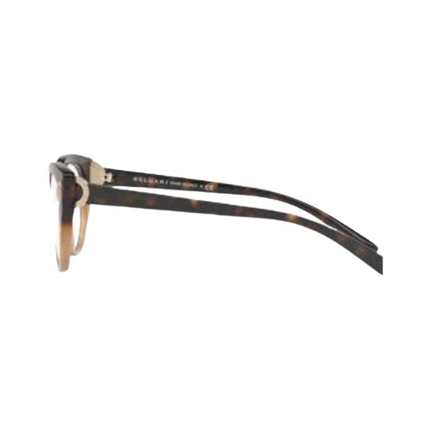 Bvlgari Cat Eye Eyeglasses Havana/Brown Gradient Glasses Frame Model BV4139