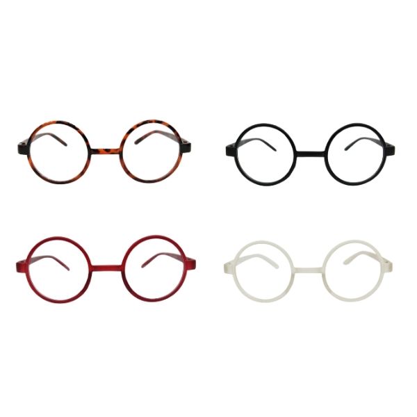 Stylish Classic Retro Round Frame Eyeglasses in 4 Colours 8360E