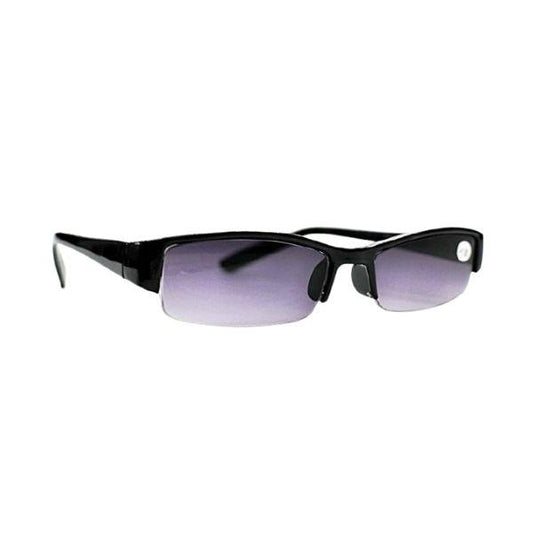 Black Spring Hinged Smoke Sun Readers - Model SR4