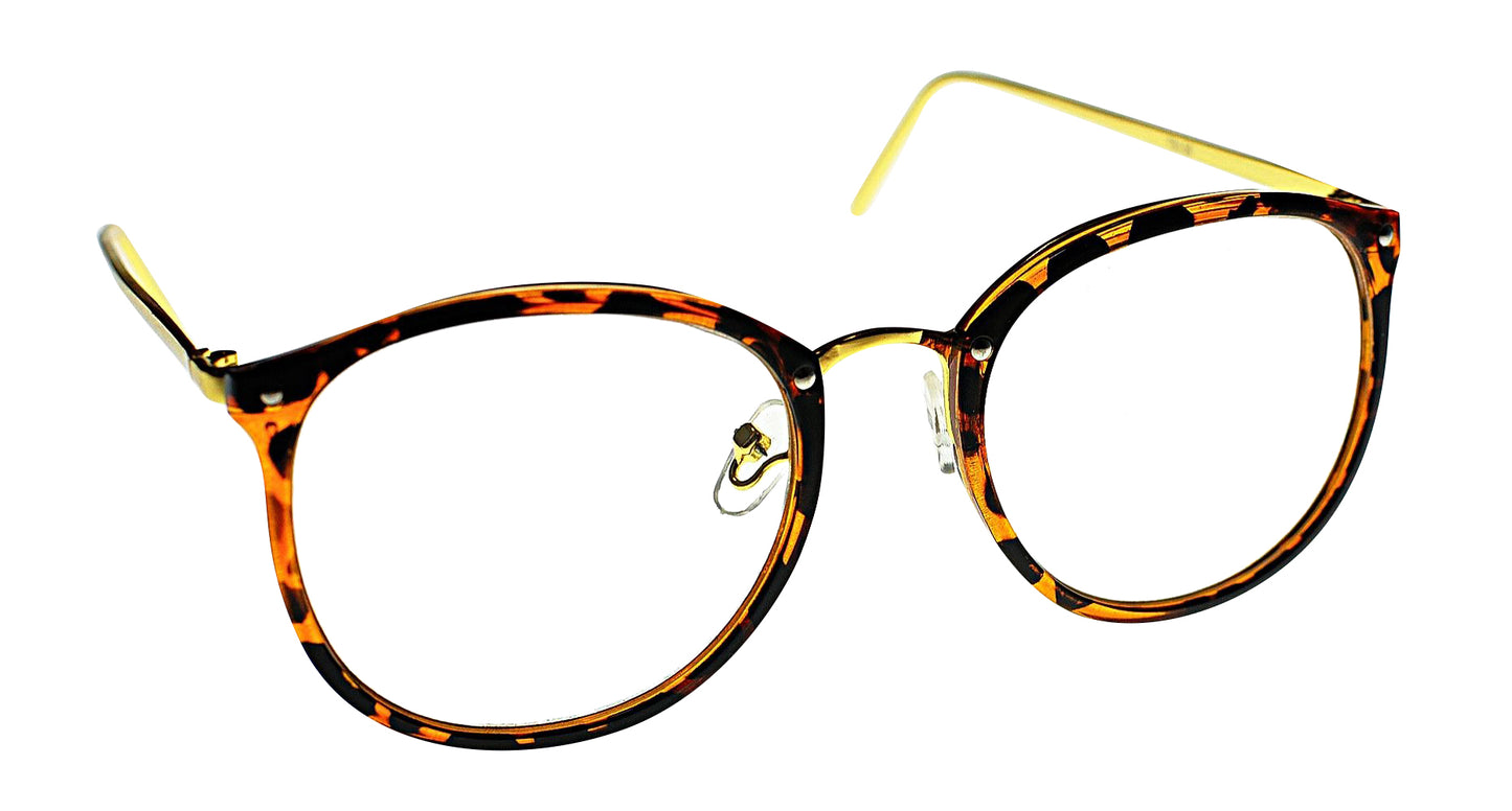 Oversized Metal Frame Reading Glasses - Model TN54