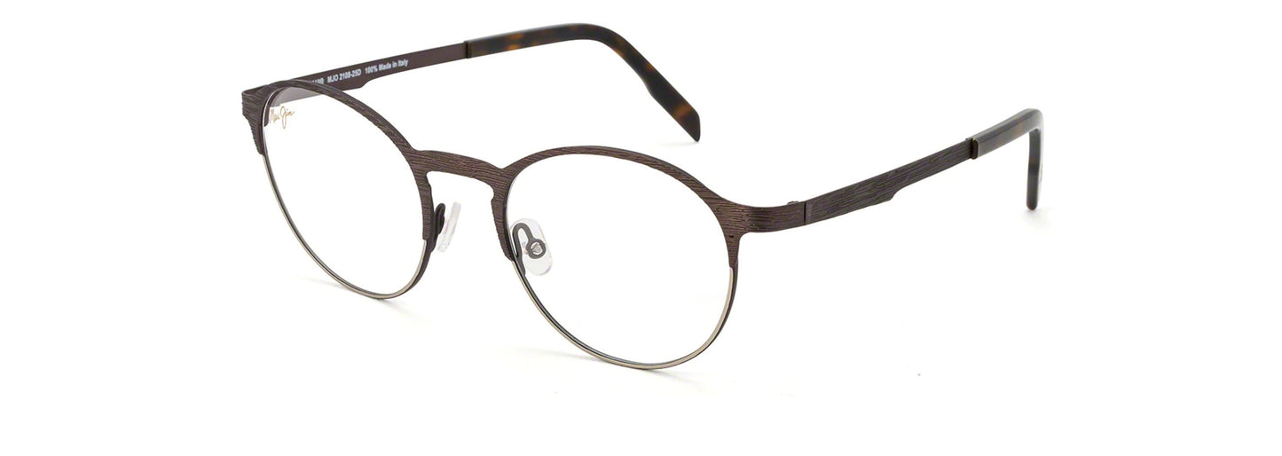 Maui Jim Eyeglasses MJO2108-25D Stainless Steel Brown with Grey