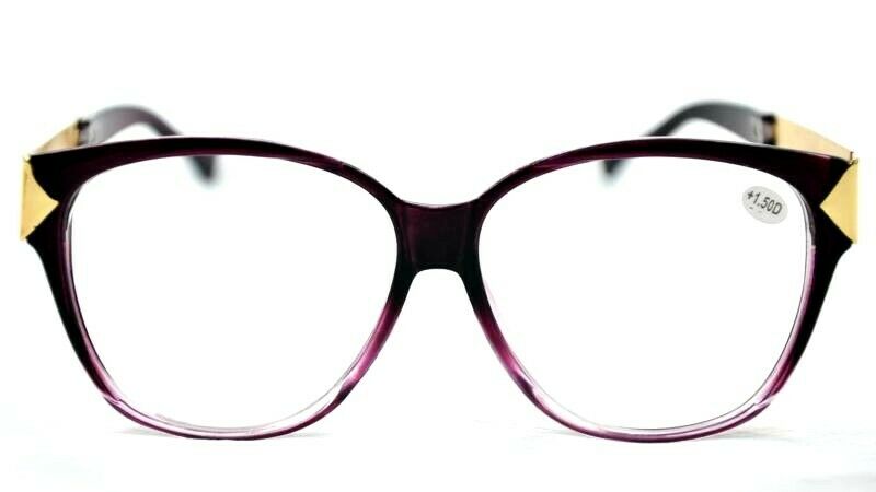 Large Frame 57mm x 55mm Metal & Acetate Retro Eyeglasses  - Model GF122